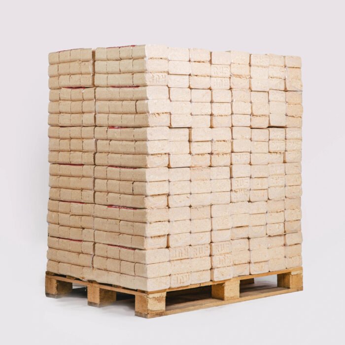 Briquetes de madeira (Pellini) sem furos – palete de 960 kg